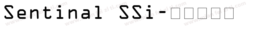 Sentinal SSi字体转换